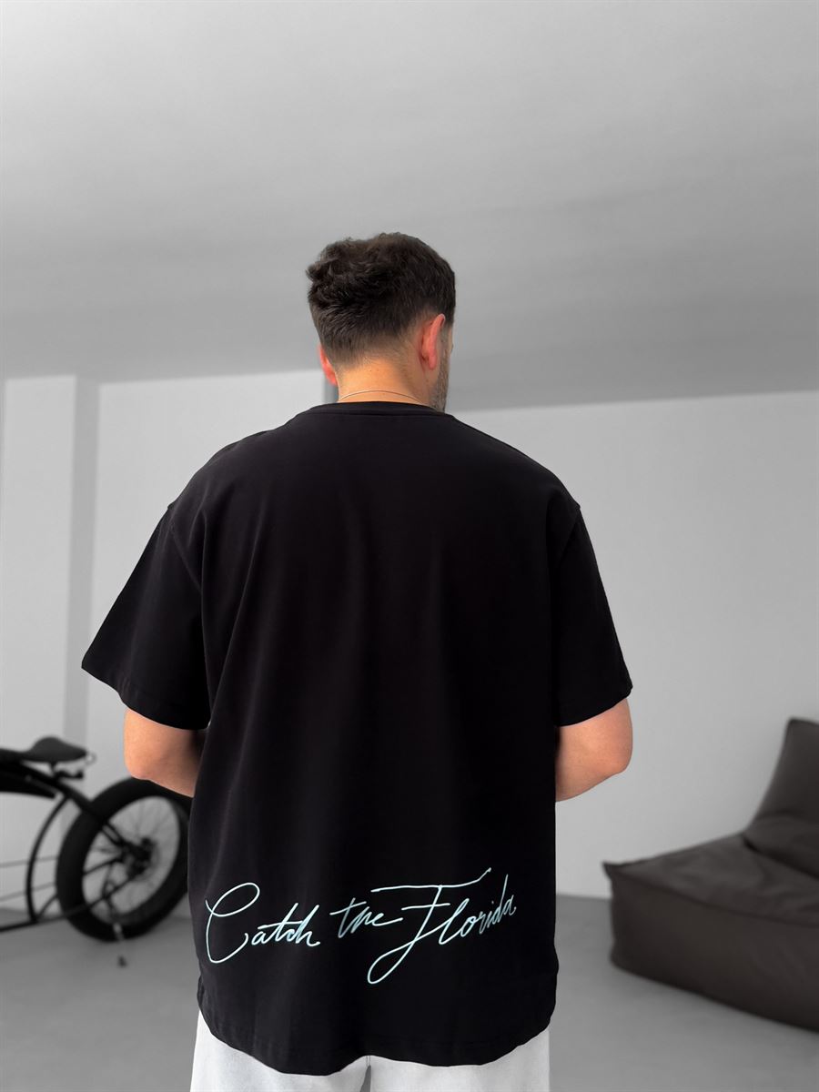 Palm Stamp Oversize T-Shirt