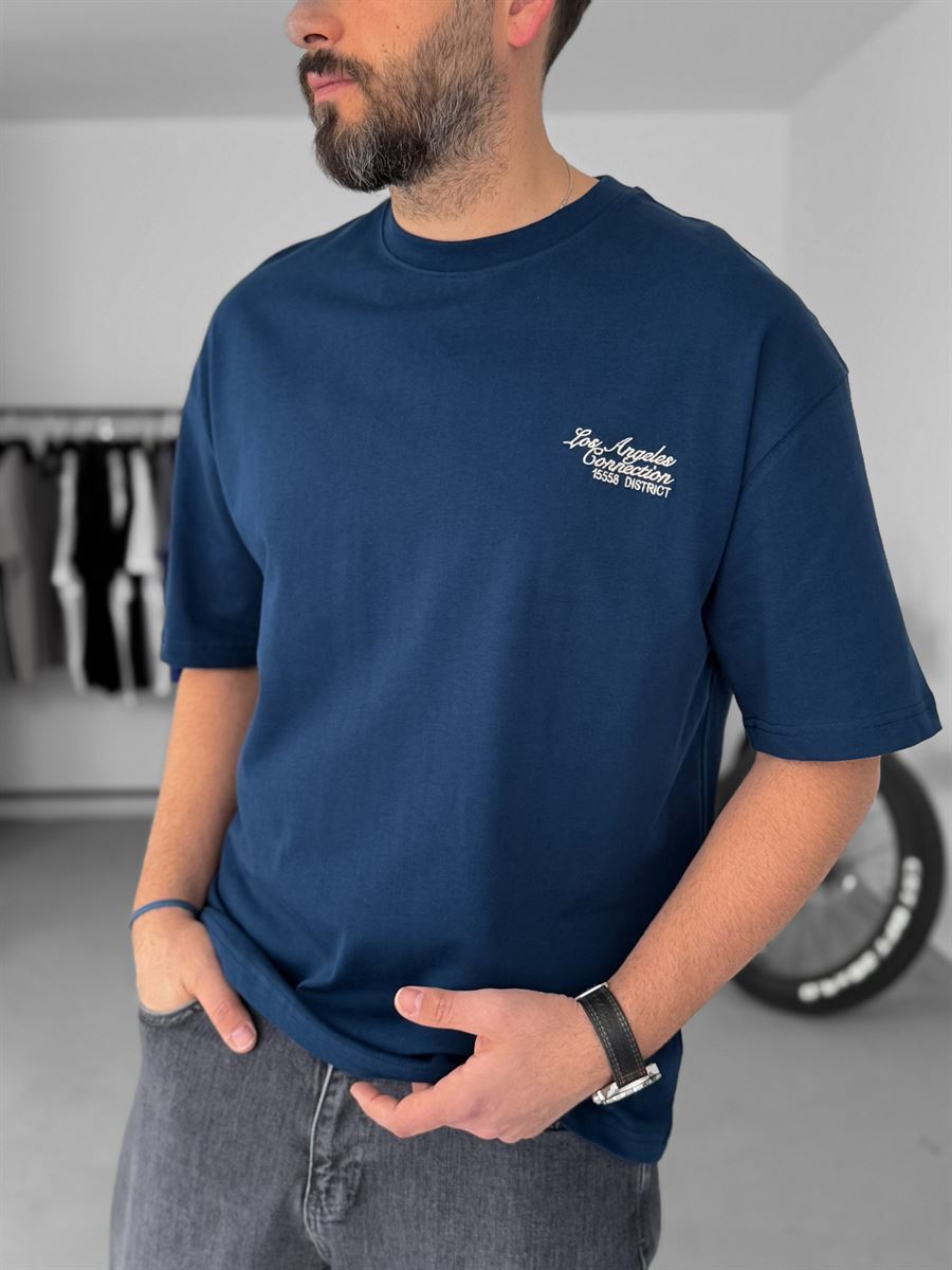 LA Connection Embroidered Oversize T-Shirt