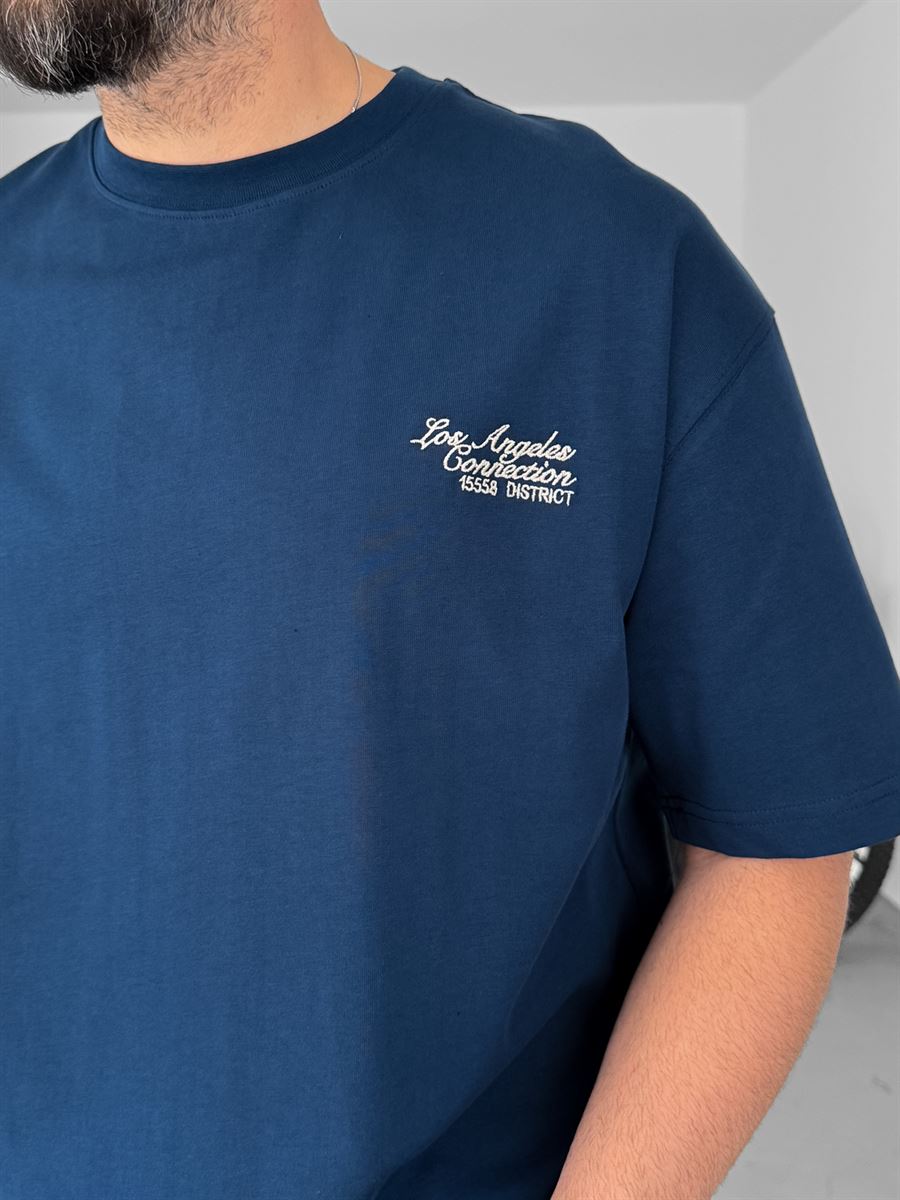 LA Connection Embroidered Oversize T-Shirt