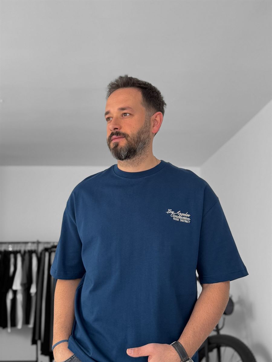 LA Connection Embroidered Oversize T-Shirt