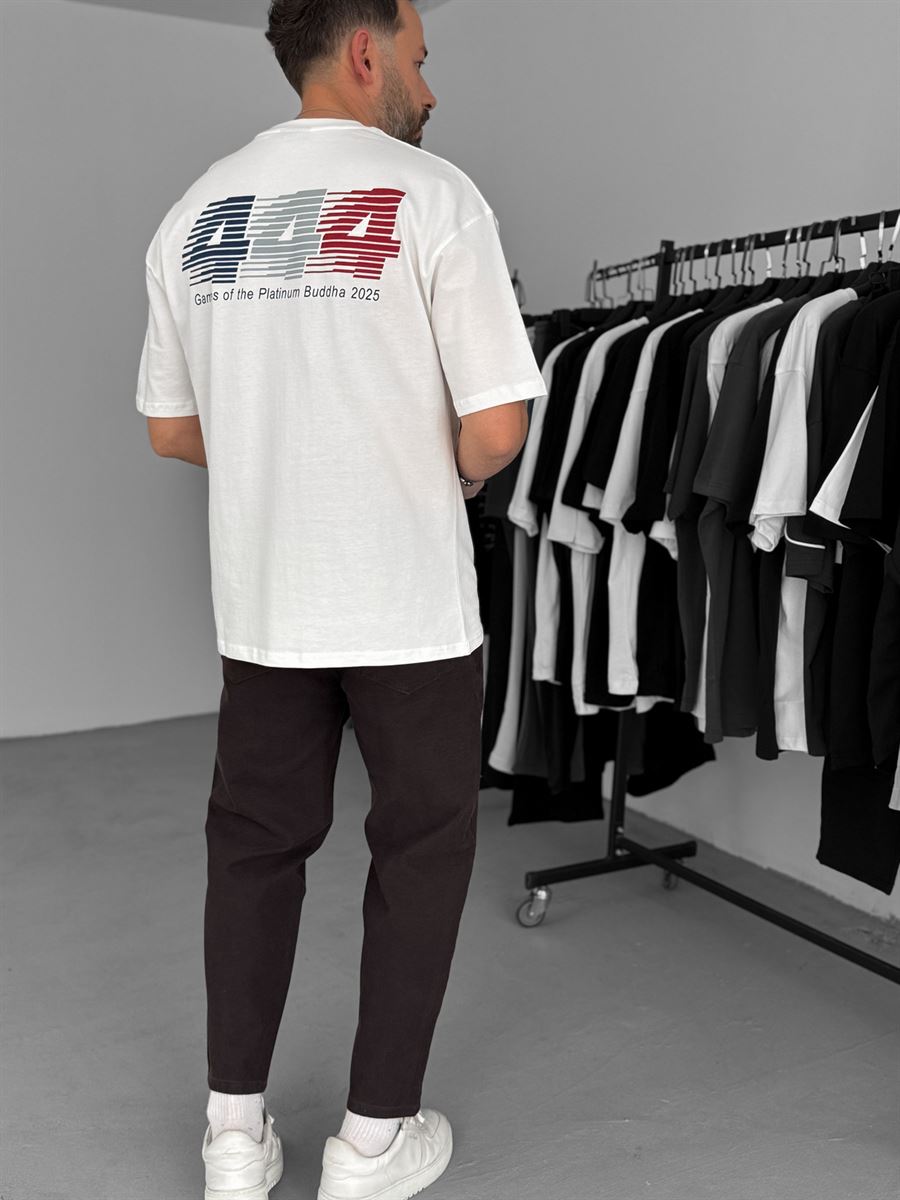 444 Printed Oversize T-Shirt
