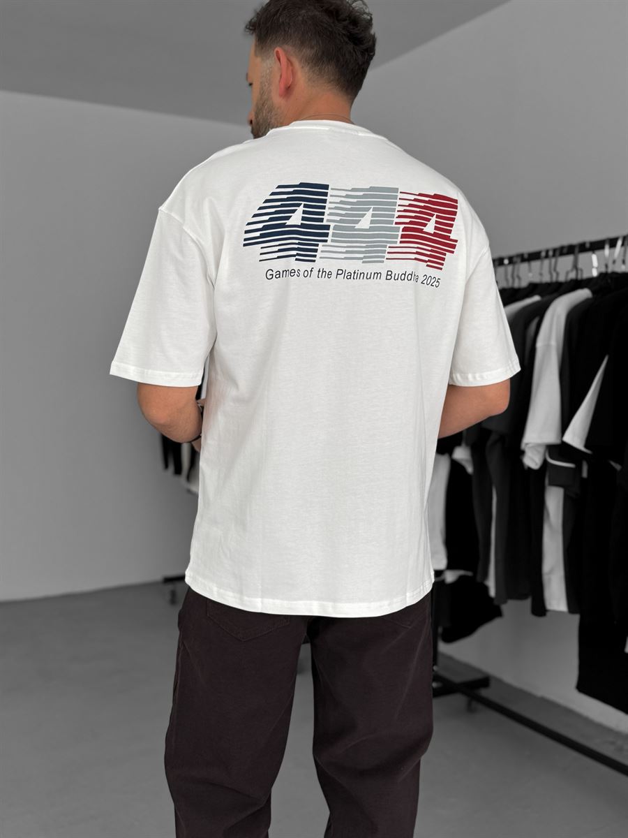 444 Printed Oversize T-Shirt