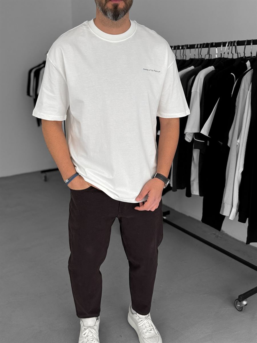 444 Printed Oversize T-Shirt