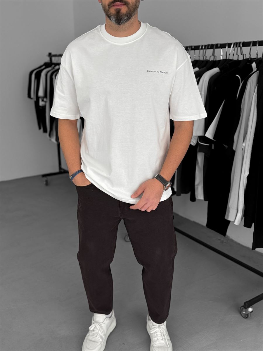 444 Printed Oversize T-Shirt