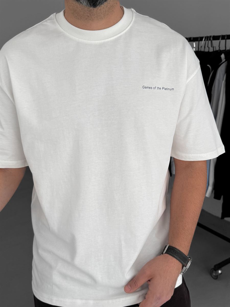 444 Printed Oversize T-Shirt