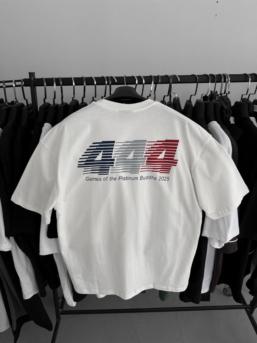 444 Printed Oversize T-Shirt