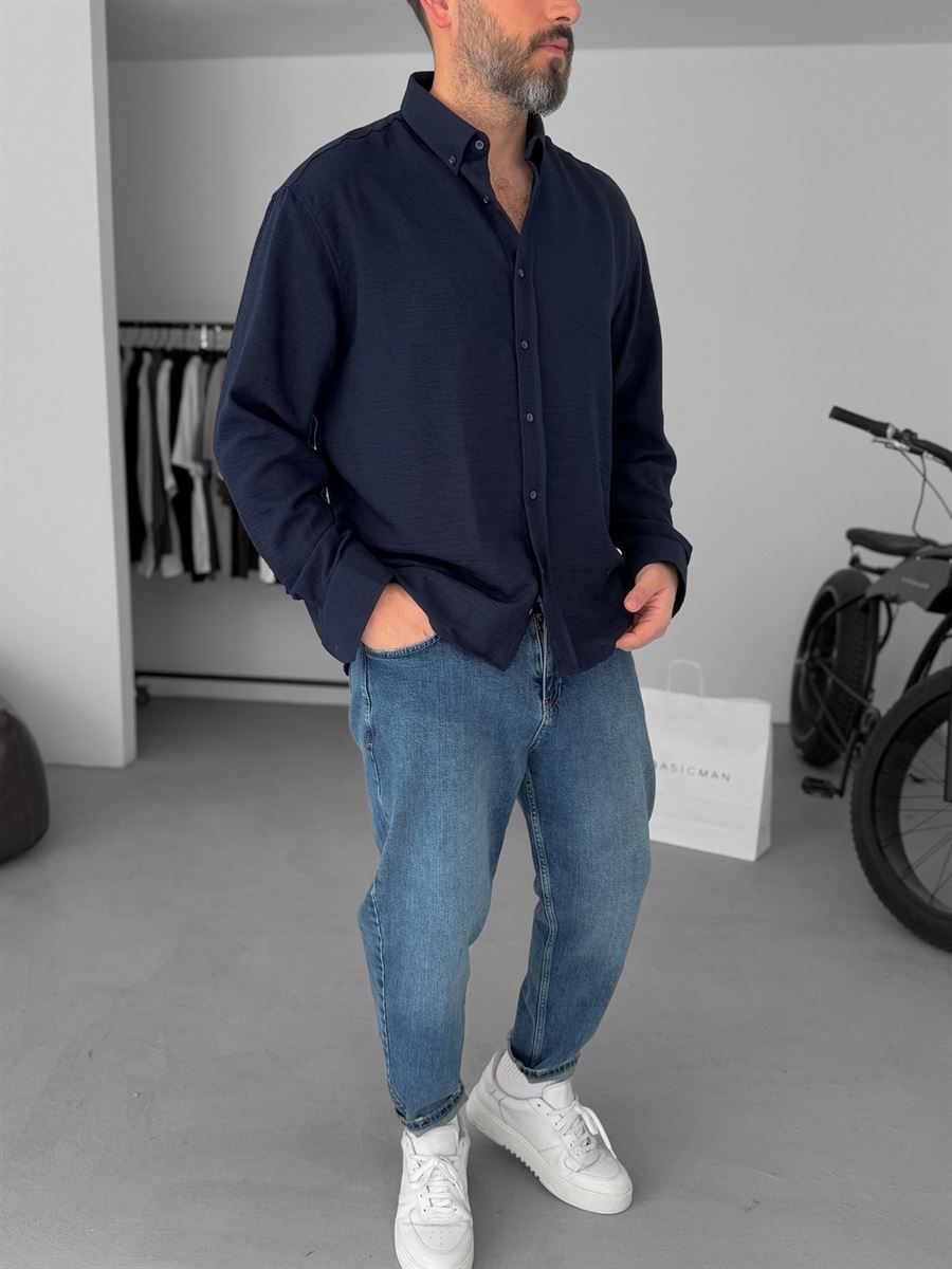 Crinkle Fabric Shirt