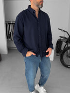 Crinkle Fabric Shirt