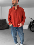 Crinkle Fabric Shirt