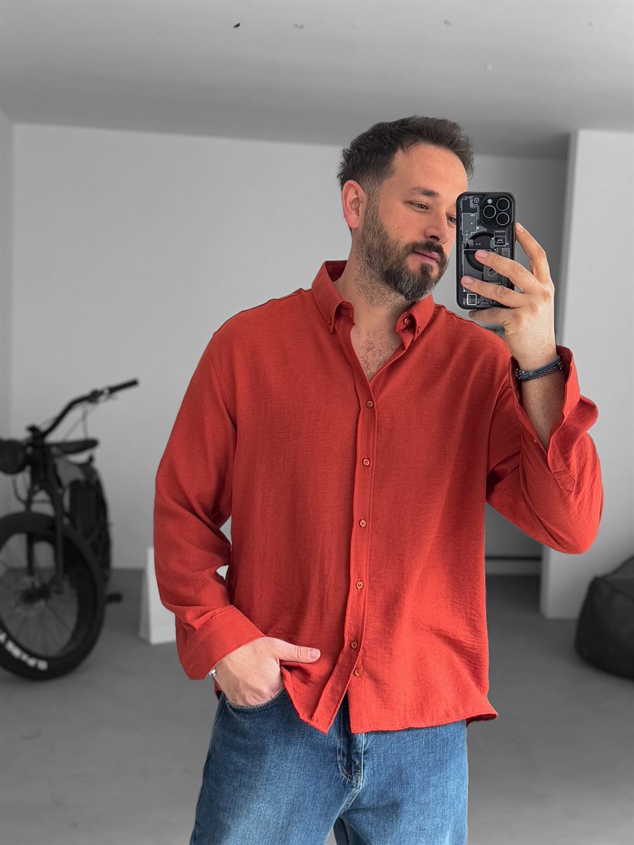 Crinkle Fabric Shirt