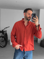 Crinkle Fabric Shirt