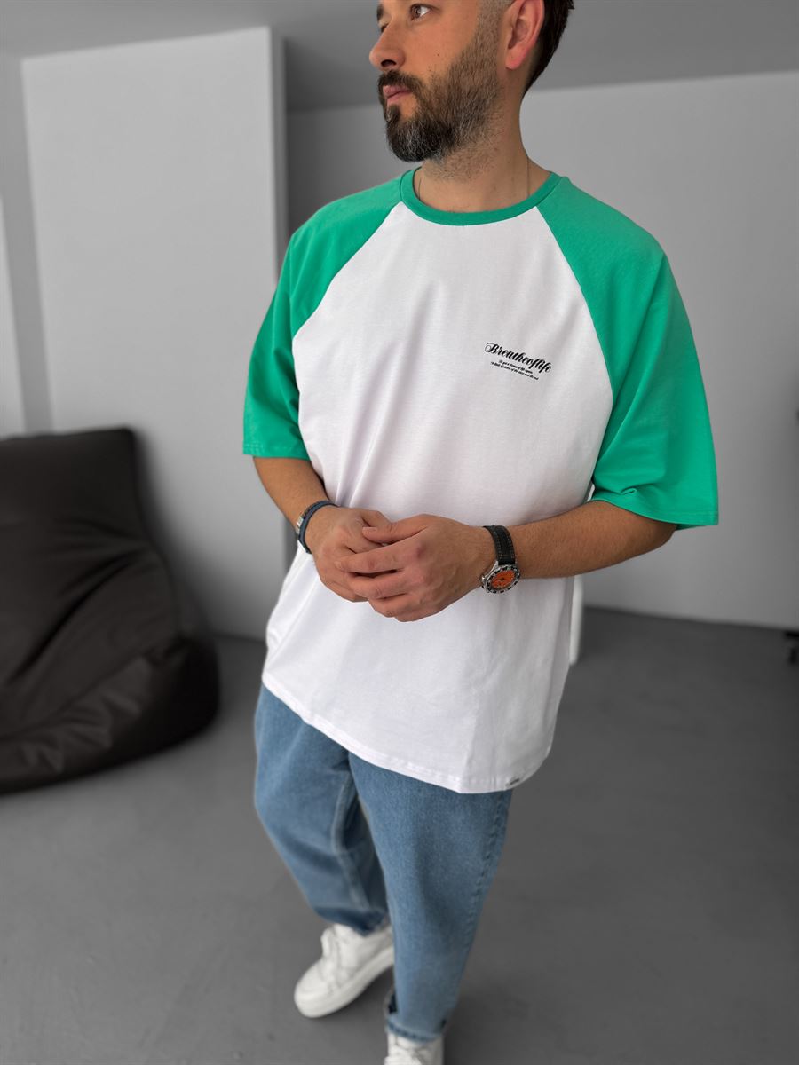 Breathe Patchwork Oversize T-Shirt