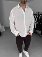 Crinkle Fabric Shirt