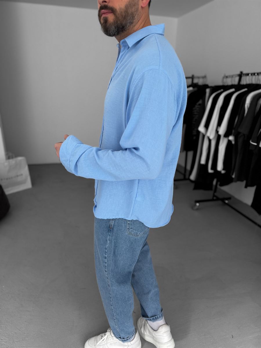 Crinkle Fabric Shirt