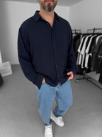 Crinkle Fabric Shirt