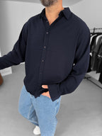 Crinkle Fabric Shirt