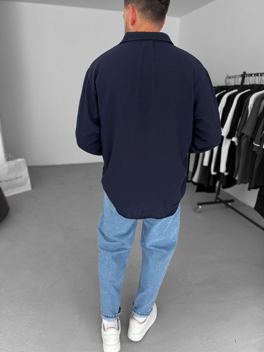 Crinkle Fabric Shirt