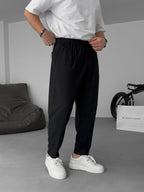 Carrot Cut Pants with Chain