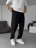 Carrot Cut Pants with Chain