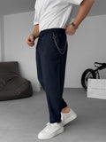 Carrot Cut Pants with Chain