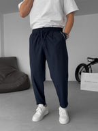 Carrot Cut Pants with Chain