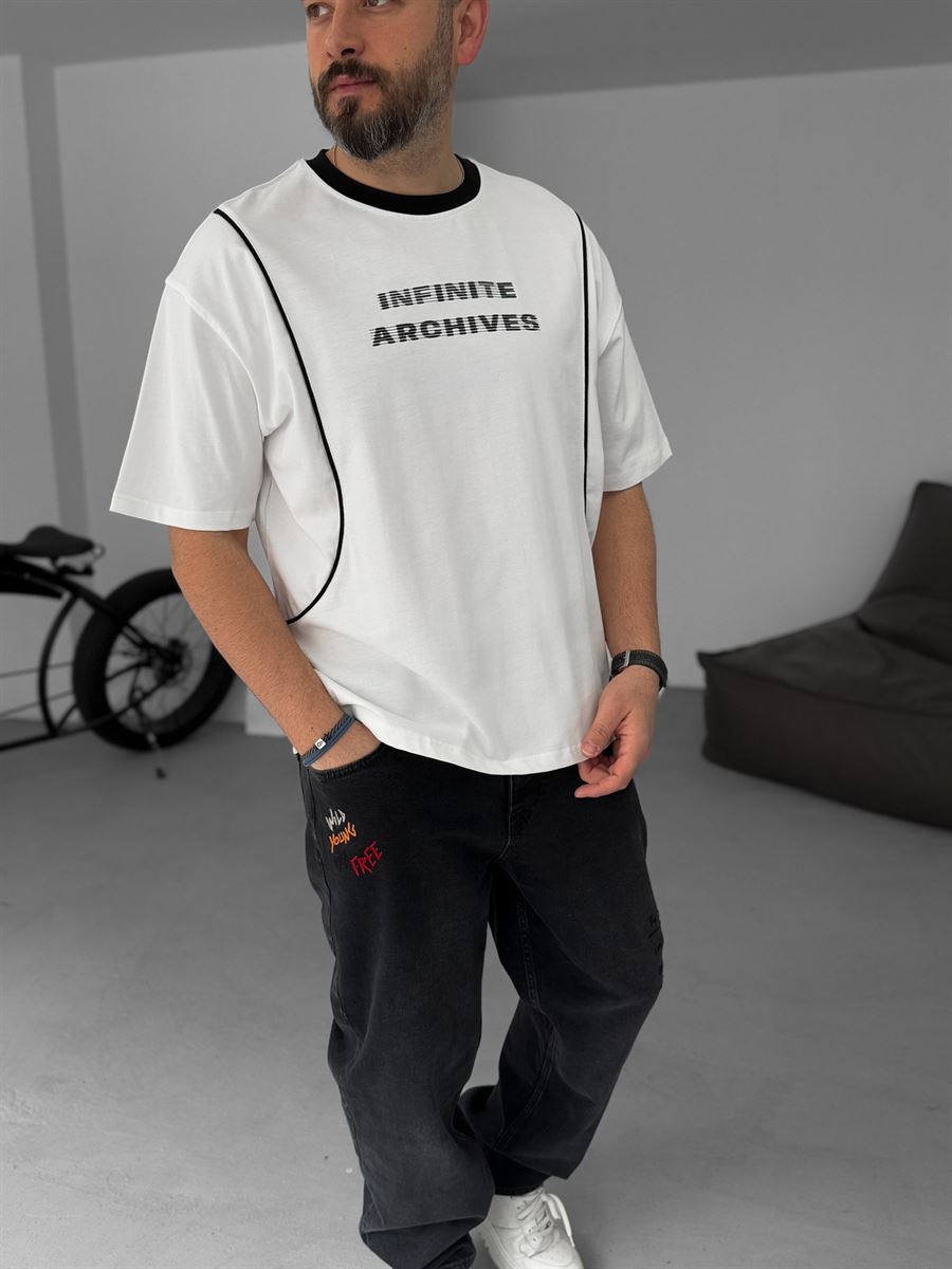 Infinite Printed Oversize T-Shirt