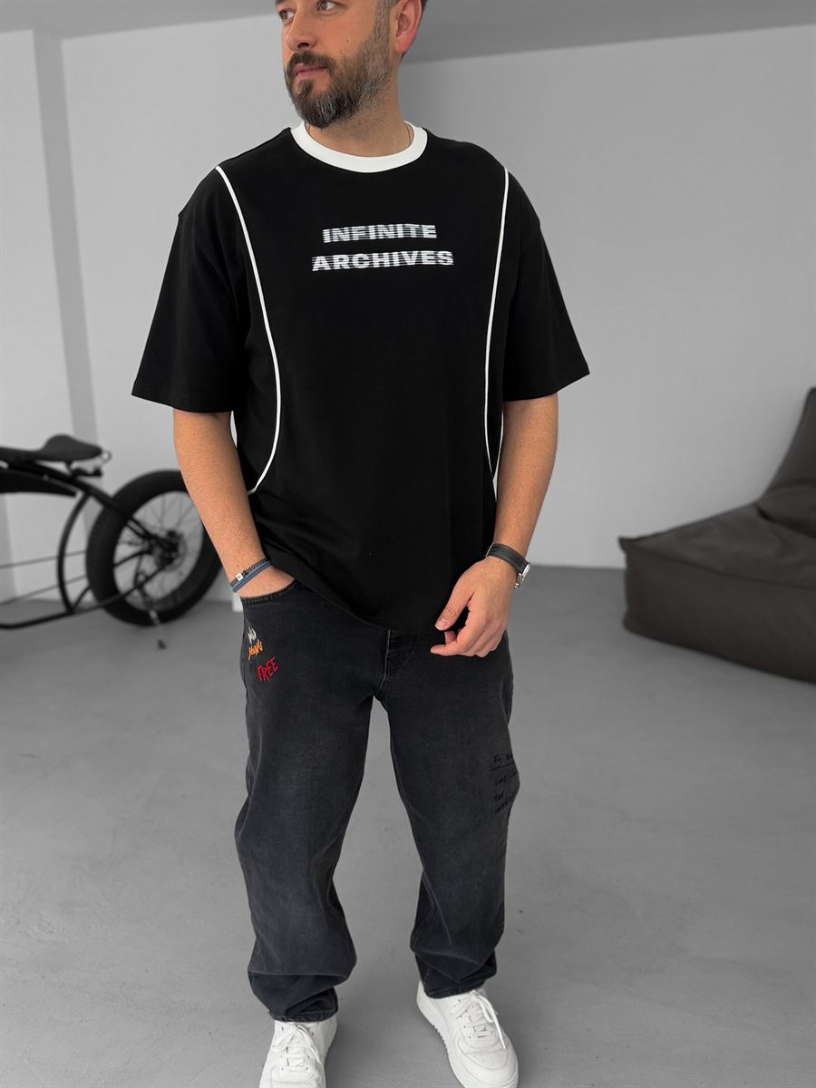 Infinite Printed Oversize T-Shirt