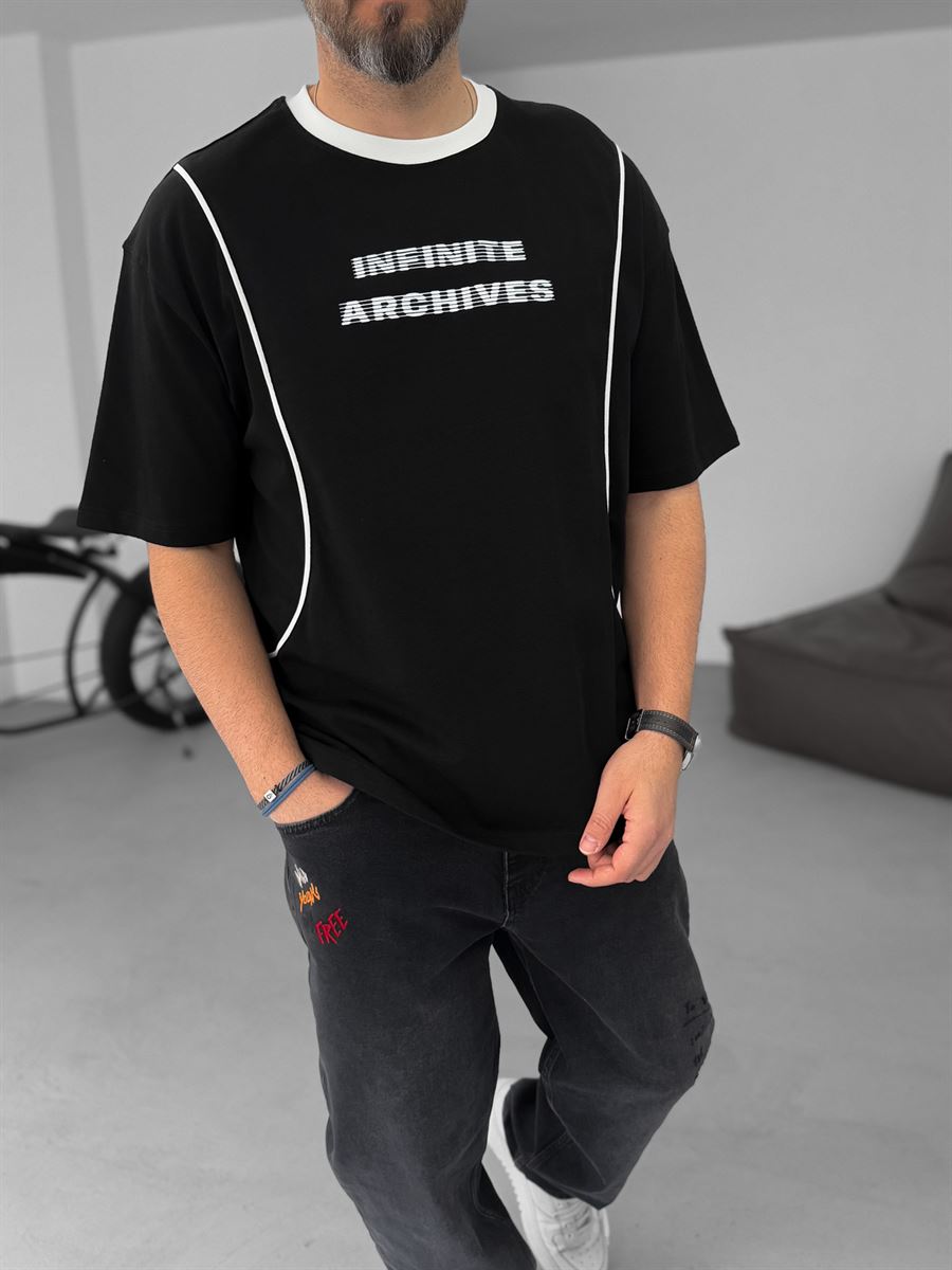 Infinite Printed Oversize T-Shirt