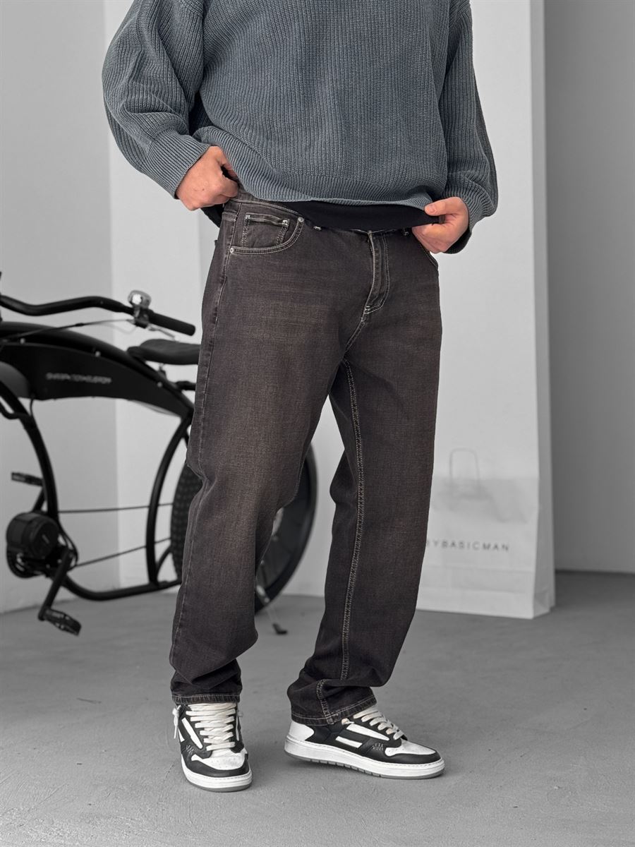 Stitched Lycra Regular Fit Jean