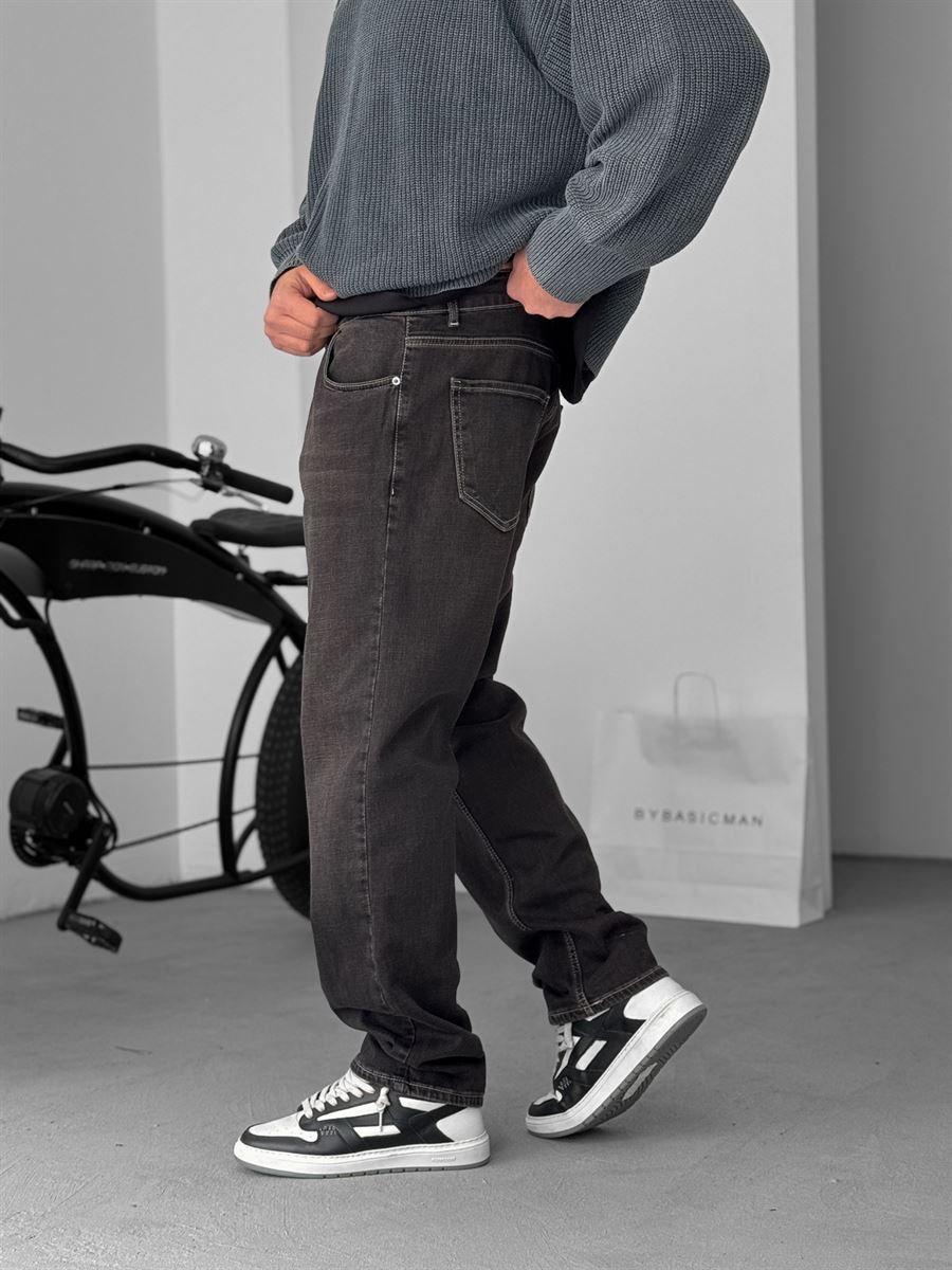 Stitched Lycra Regular Fit Jean