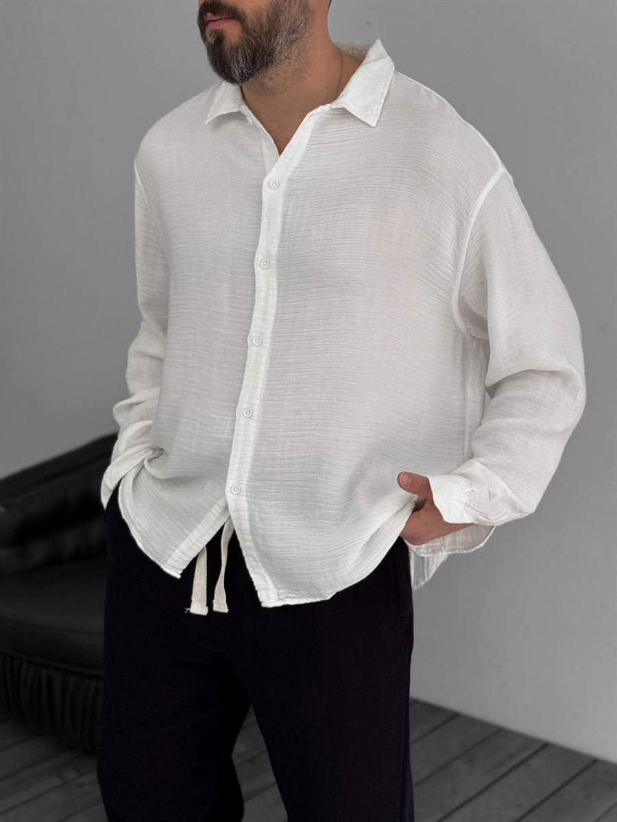 Muslin Fabric Basic Shirt