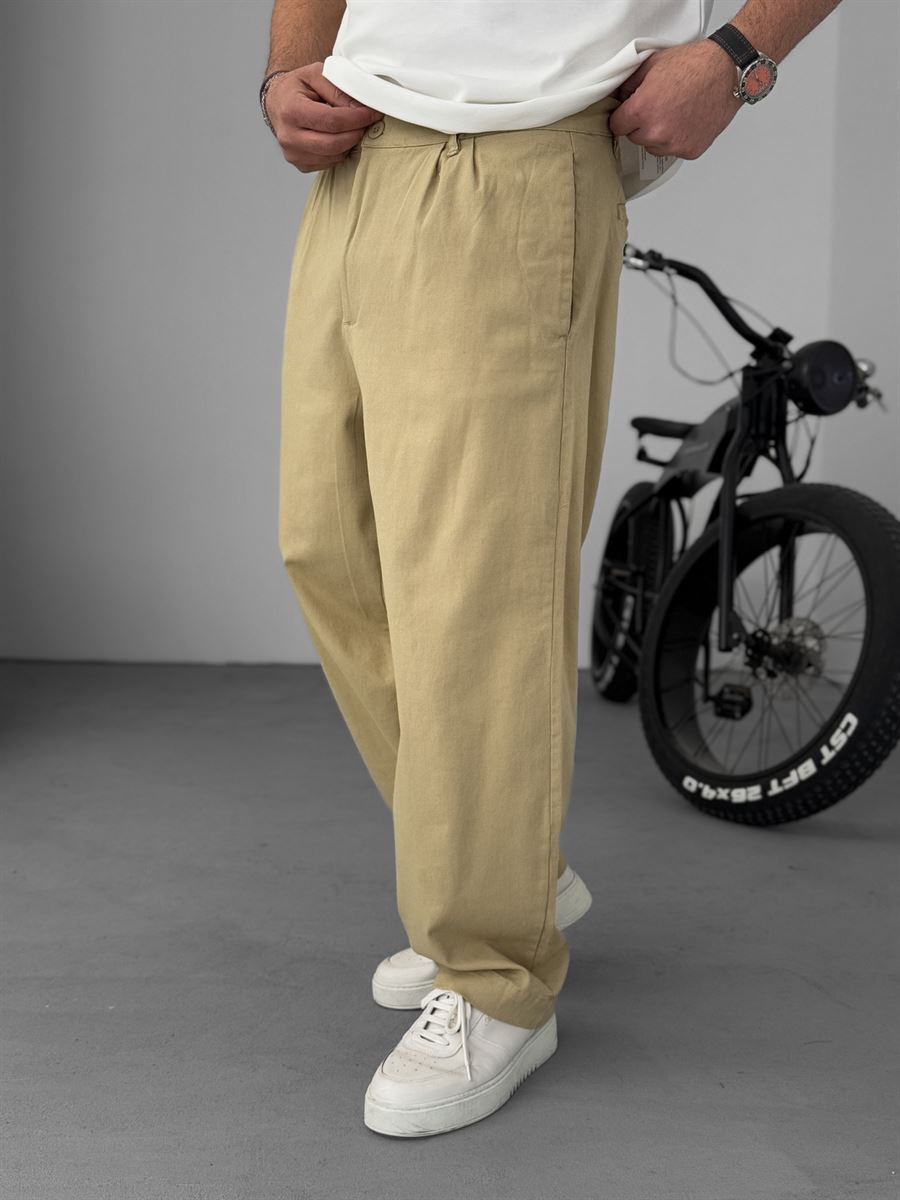 Pleated Relax Fit Pants
