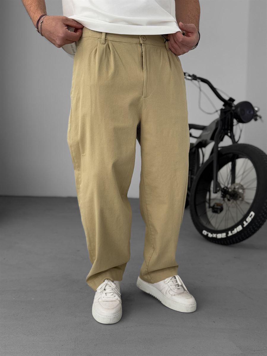 Pleated Relax Fit Pants