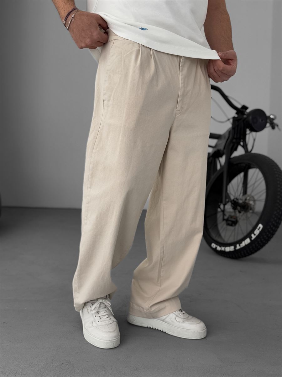 Pleated Relax Fit Pants