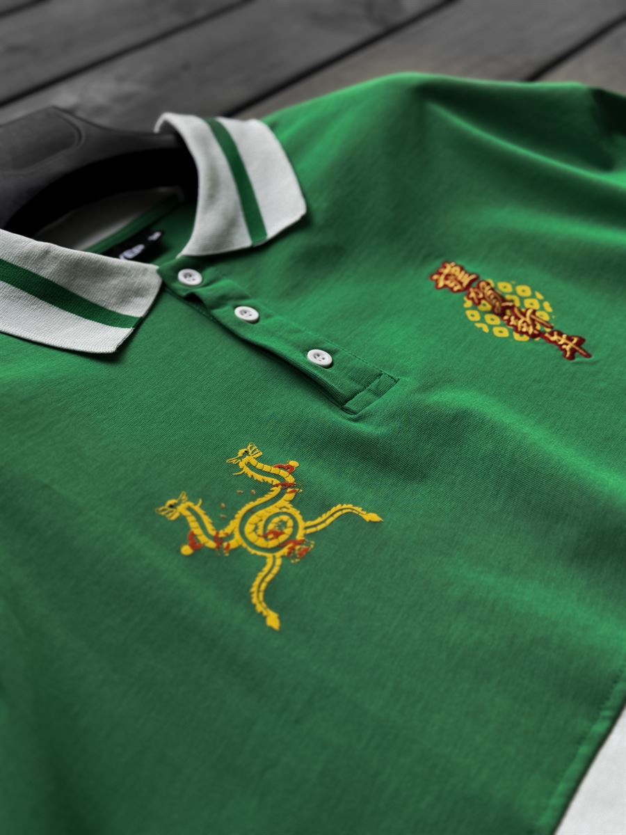 Classic Embroidered Patchwork T-Shirt