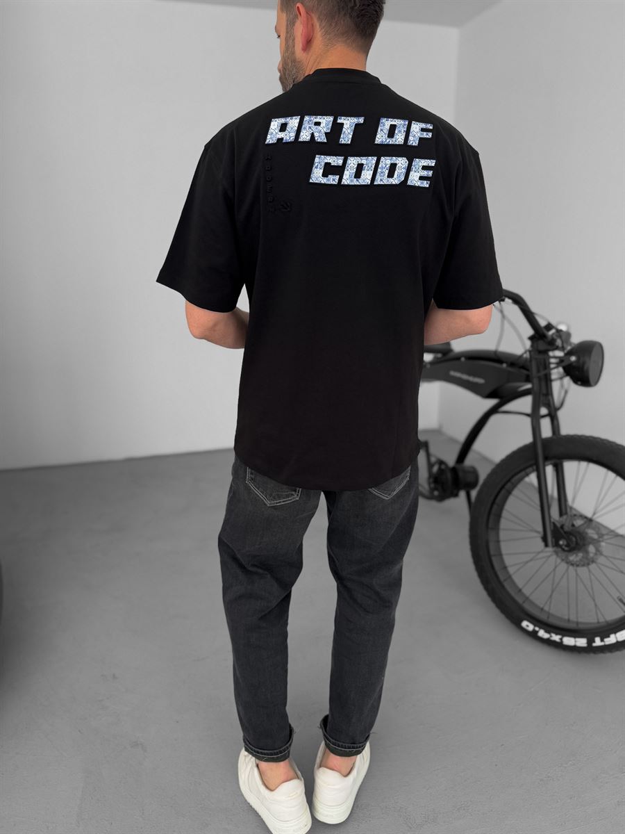 Code Embossed T-Shirt