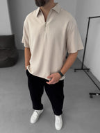 Basic Half-Zip T-Shirt