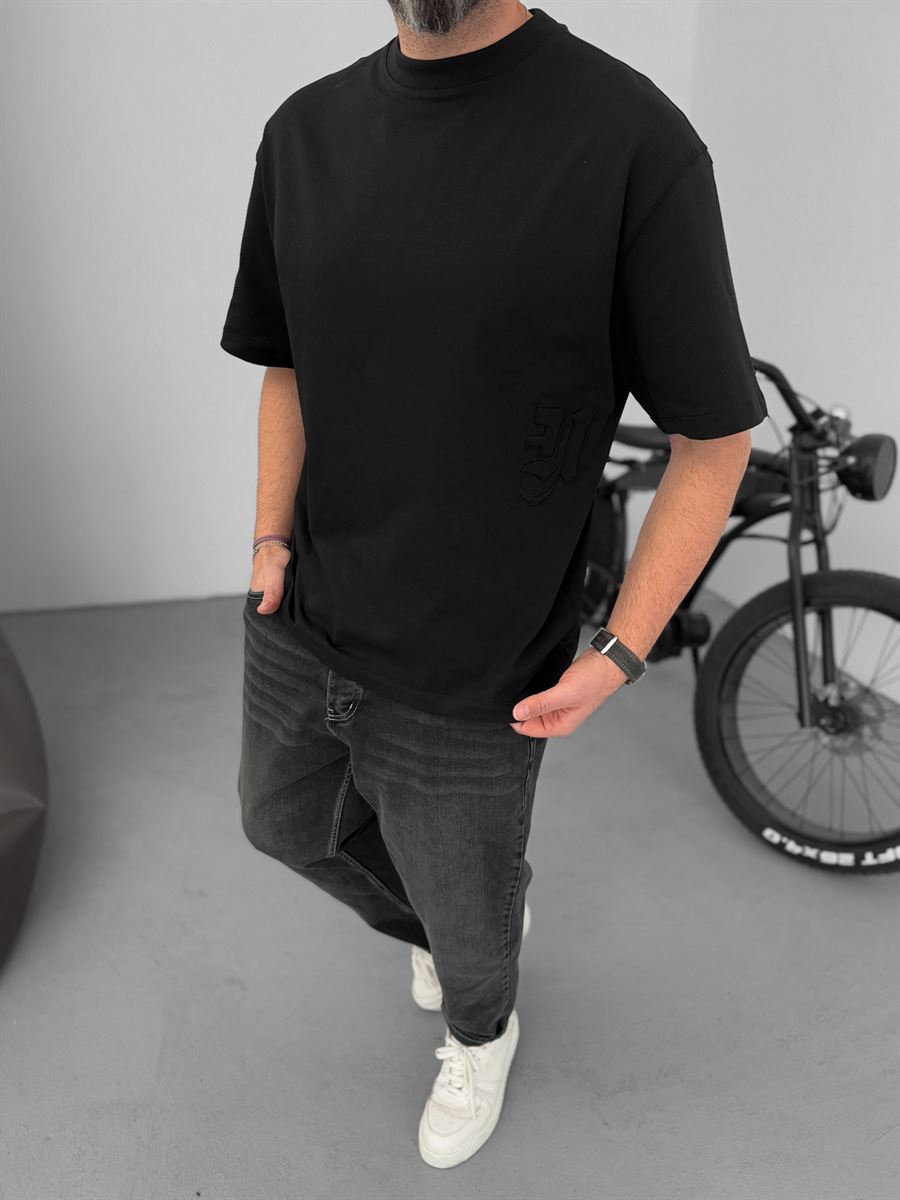 Stay Rebel Embroidered T-Shirt