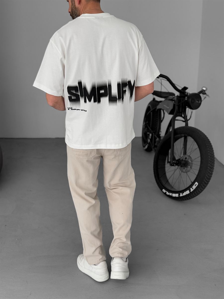 Simplify Embossed T-Shirt