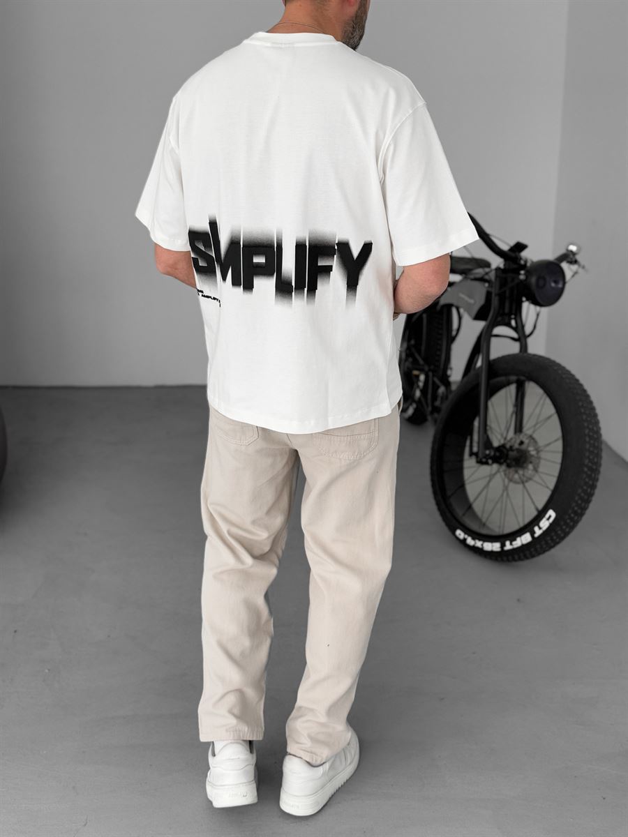 Simplify Embossed T-Shirt