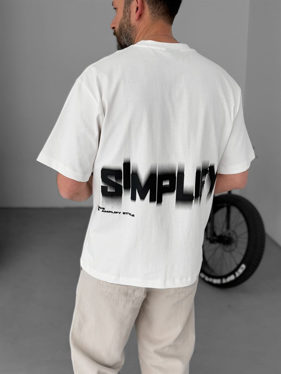 Simplify Embossed T-Shirt