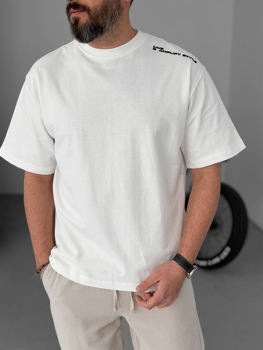 Simplify Embossed T-Shirt