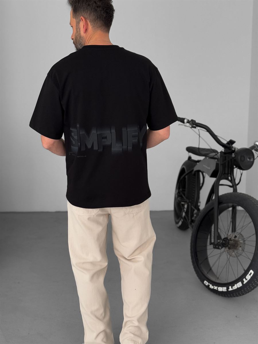 Simplify Embossed T-Shirt