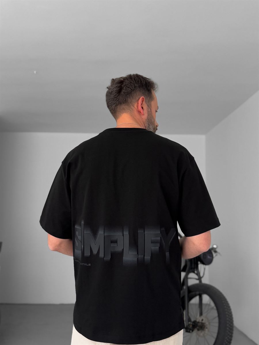 Simplify Embossed T-Shirt