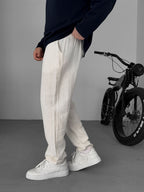 Embroidered Muslin Fabric Pants