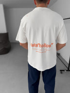 Data Hollow Embroidered T-Shirt