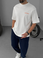 Data Hollow Embroidered T-Shirt