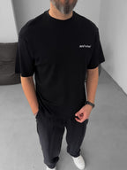 Data Hollow Embroidered T-Shirt