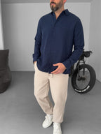 Embroidered Muslin Fabric Shirt