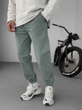 Knee Stitched Gabardine Joggers